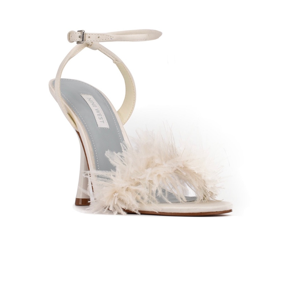 Nine West Milano heels feather shoes